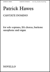 Cantate Domino SA choral sheet music cover